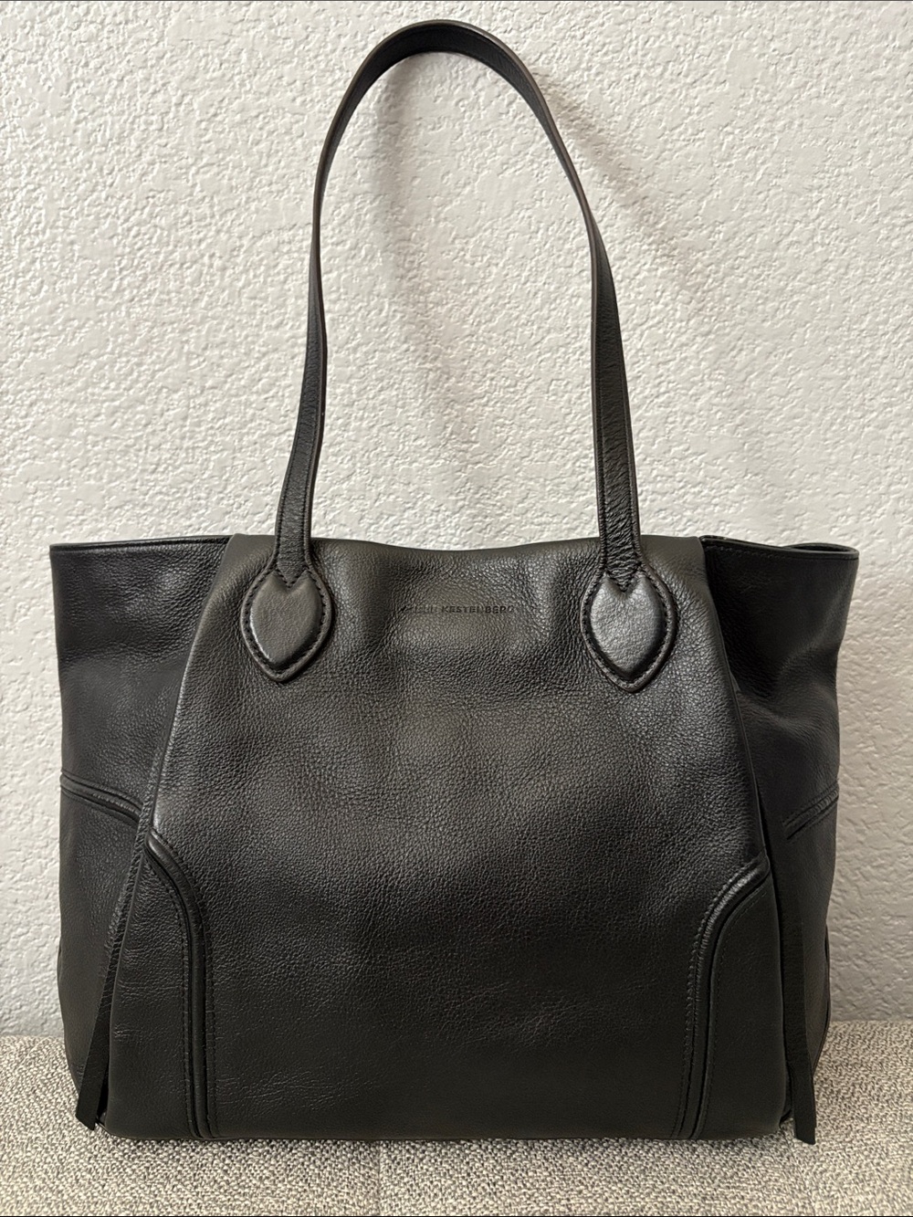 Aimee Kestenberg Chelse Leather Tote black EUC
